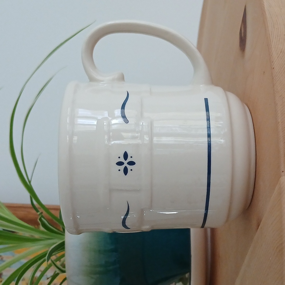 Longaberger WOVEN TRADITIONS Stoneware Mug Cup Replacement 12 oz